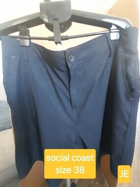 MEN'S SHORTS SIZE 38 BLUE, BLACK, GRAY
